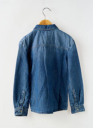 Chemise manches longues col chemisier bleu TOMMY HILFIGER garcon