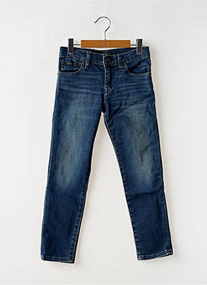 Jeans coupe slim stretch taille ajustable bleu RALPH LAUREN garcon