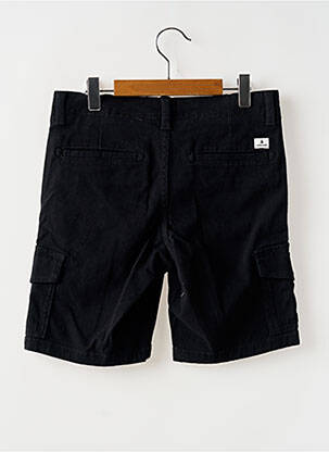 Bermuda tissage denim taille ajustable noir JACK & JONES garcon