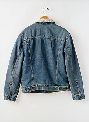 Veste casual finition intérieure fourrure synthétique bleu LEVI'S homme