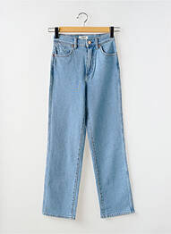 Jeans coupe droite taille haute taille haute bleu WRANGLER femme