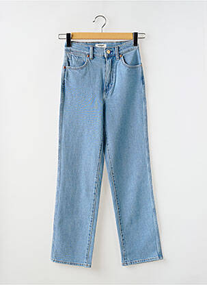 Jeans coupe droite taille haute taille haute bleu WRANGLER femme