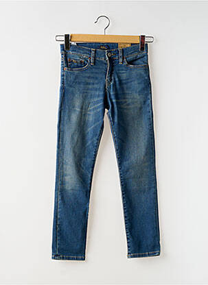 Jeans skinny stretch taille ajustable bleu RALPH LAUREN garcon