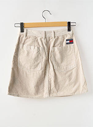 Jupe courte poches beige TOMMY HILFIGER femme
