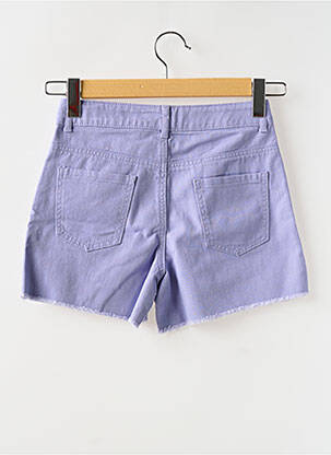 Short tissage denim taille ajustable violet NAME IT fille