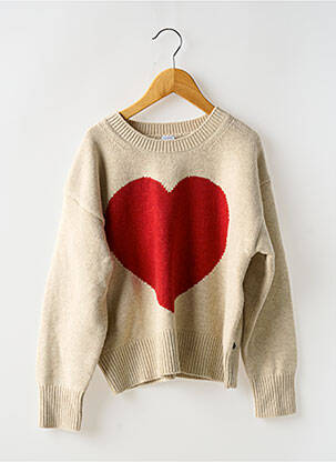 Pull beige PETIT BATEAU pour fille