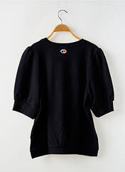 Sweat-shirt noir LA PETITE FRANCAISE pour femme seconde vue