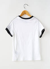 T-shirt blanc ADIDAS pour garçon seconde vue