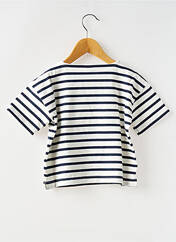 T-shirt bleu PETIT BATEAU pour garçon seconde vue