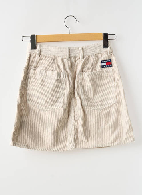 Jupe courte beige TOMMY HILFIGER pour femme