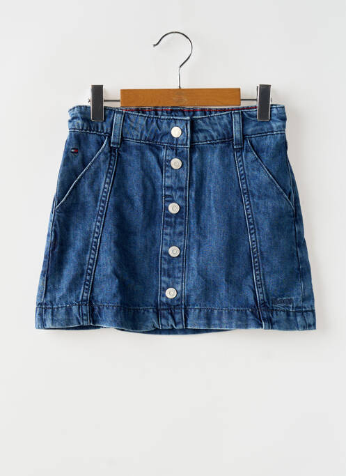 Jupe mi-longue bleu TOMMY HILFIGER pour fille