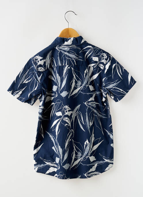 Chemise manches courtes bleu JACK & JONES pour garçon