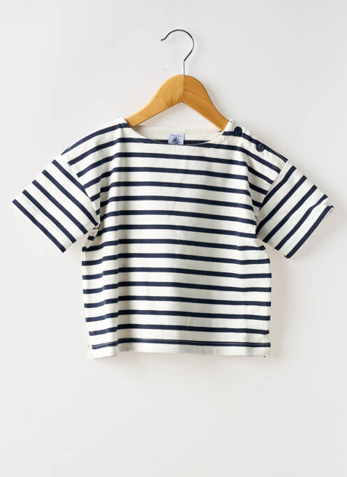 T-shirt bleu PETIT BATEAU pour garçon