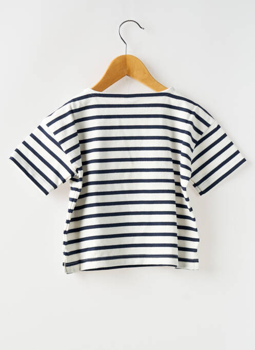 T-shirt bleu PETIT BATEAU pour garçon