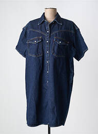 Robe courte manches courtes manches courtes bleu LEVIS femme