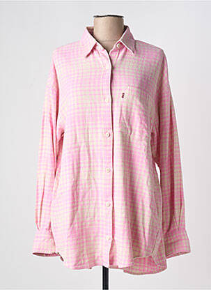 Chemisier coupe droite manches longues rose LEVIS femme