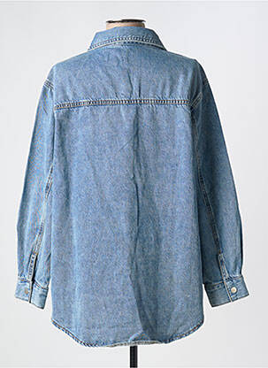 Veste casual coupe droite bleu F.A.M. femme