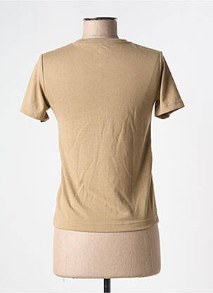 T-shirt sérigraphie manches courtes marron CONVERSE femme