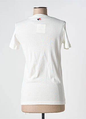 T-shirt sérigraphie manches courtes beige LA PETITE FRANCAISE femme