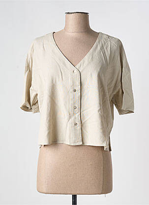 Veste casual coupe droite beige VERO MODA femme