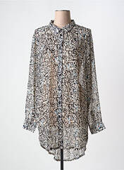 Tunique manches longues noir ICHI pour femme seconde vue