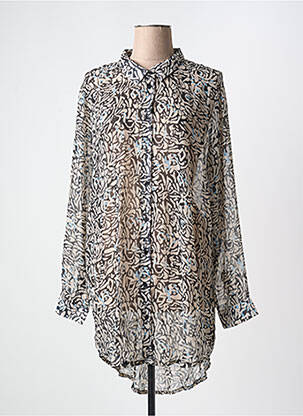 Tunique manches longues noir ICHI pour femme