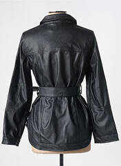 Veste simili cuir noir PIECES pour femme seconde vue