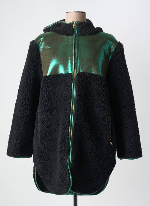 Manteau long noir WILD pour femme