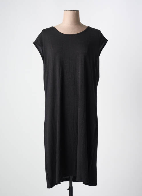 Robe mi-longue noir PIECES pour femme