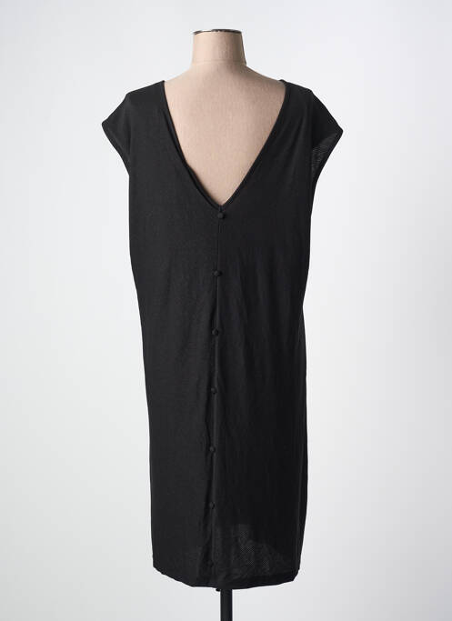Robe mi-longue noir PIECES pour femme