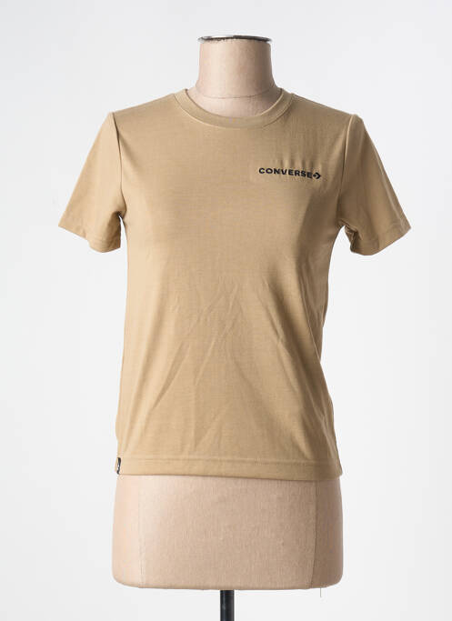 T-shirt marron CONVERSE pour femme