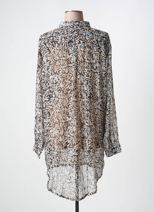 Tunique manches longues noir ICHI pour femme