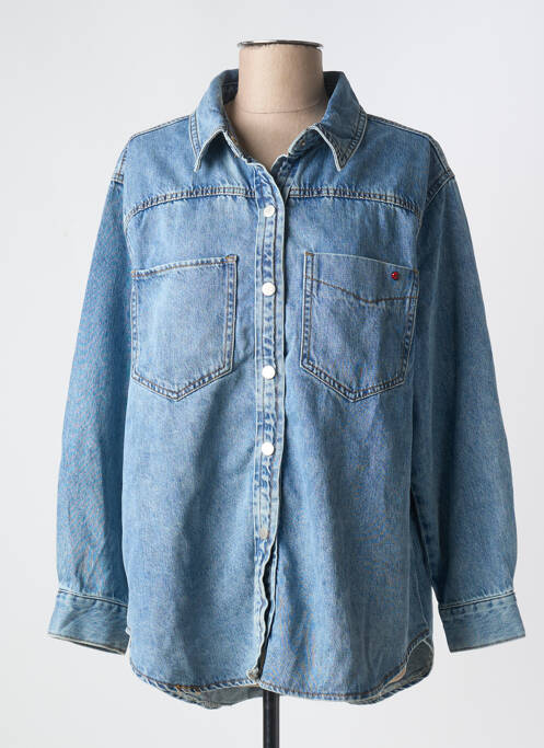 Veste casual bleu F.A.M. pour femme