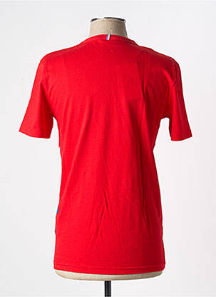 T-shirt broderie manches courtes rouge LE COQ SPORTIF homme