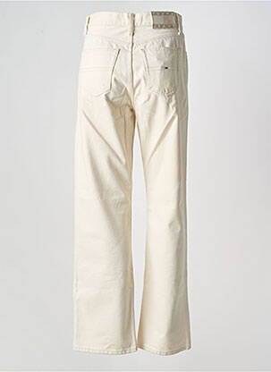 Jeans coupe large stretch taille normale beige TOMMY HILFIGER femme