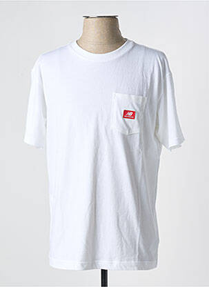 T-shirt blanc NEW BALANCE pour homme