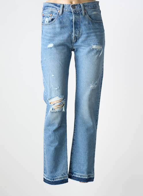Jeans coupe droite bleu LEVIS pour femme