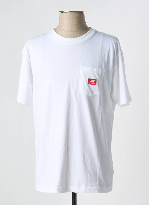 T-shirt blanc NEW BALANCE pour homme