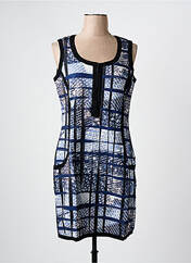 Robe mi-longue bleu ARELINE pour femme seconde vue