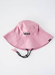 Chapeau forme bob rose VANS femme