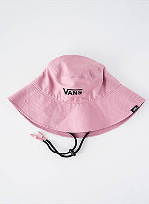 Chapeau forme bob rose VANS femme
