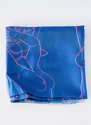 Foulard  bleu SARENZA femme