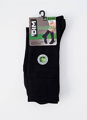 Chaussettes noir DIM pour homme
