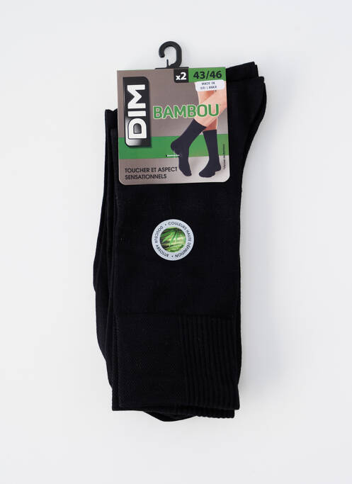 Chaussettes noir DIM pour homme