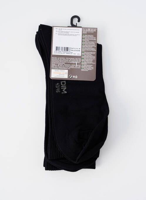 Chaussettes noir DIM pour homme