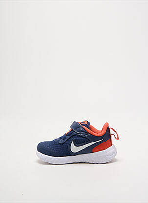 Baskets bout rond bout rond bleu NIKE garçon