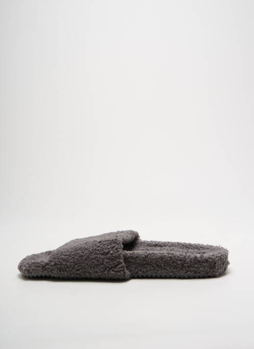 Mules/sabots bout ouvert talon plat jusqu'à 3cm gris APOLLO femme