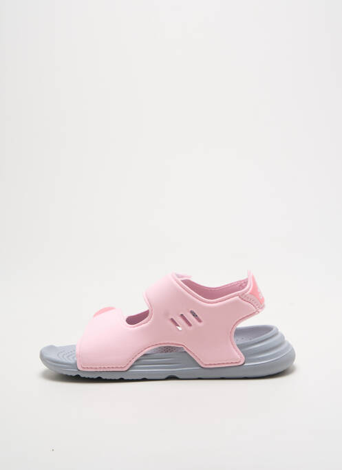Sandales/Nu pieds rose ADIDAS pour fille