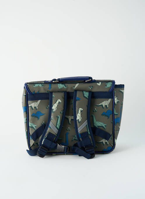 Cartable vert CARAMEL & CIE pour garçon