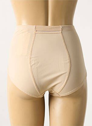 Culotte haute effet matière satinée beige ANITA femme
